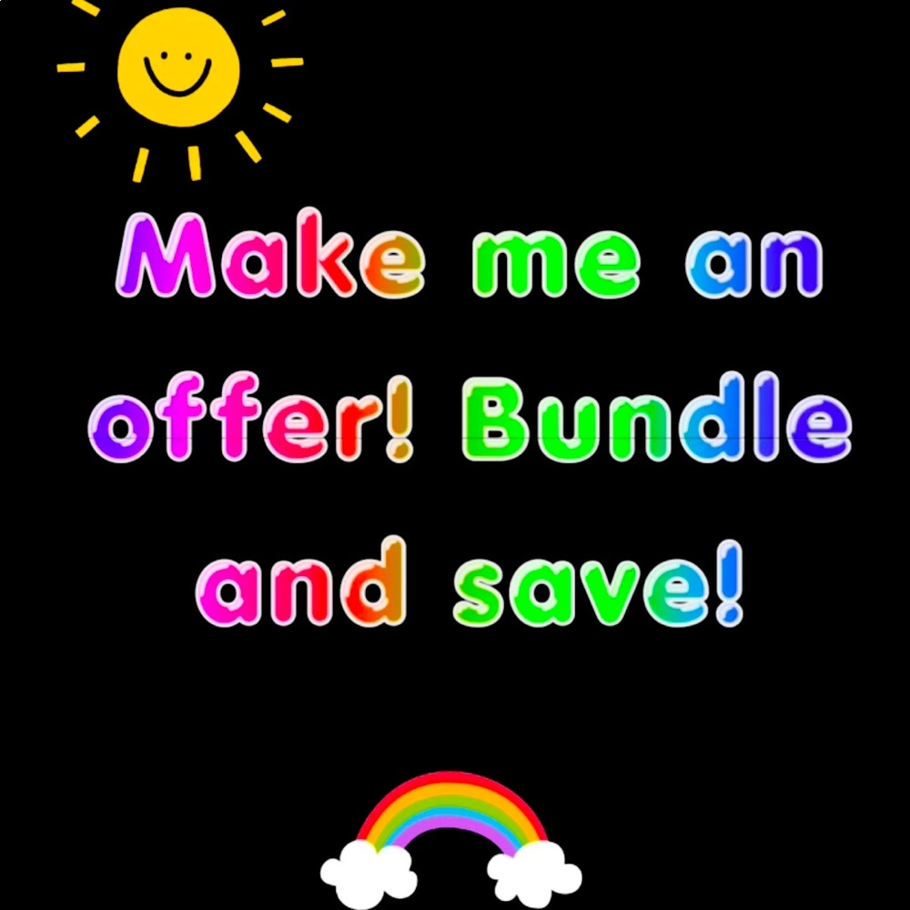 Bundle and save! Don’t be shy to send me an offer!